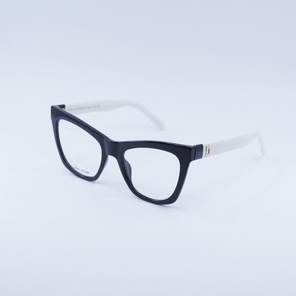 Marc Jacobs MARC 649 080S 00 Eyeglasses Black/White 53mm Cat Eye Frame - Picture 1 of 10
